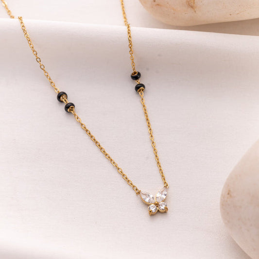 Hella Butterfly Diamond Mangalsutra