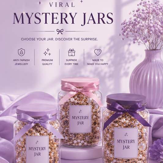 Viral Mystery Jewellery Jars(Read below description carefully)