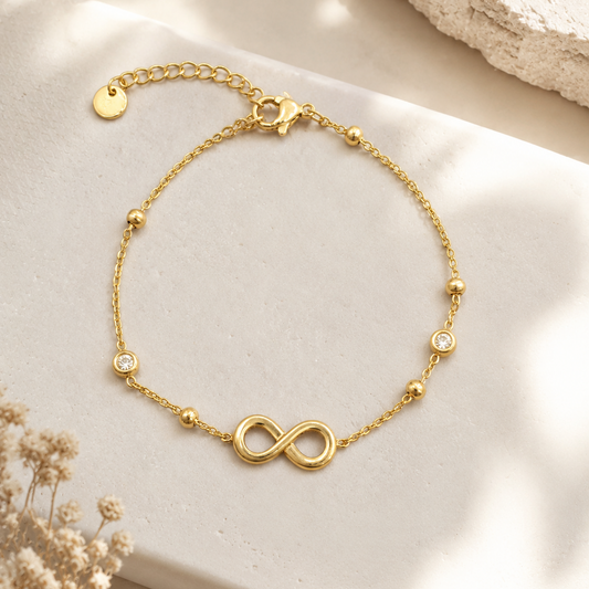 Infinity Dainty Diamond Bracelet