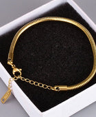 Viper Thick Gold Bracelet