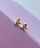 Sia Leaf Ball Back Studs