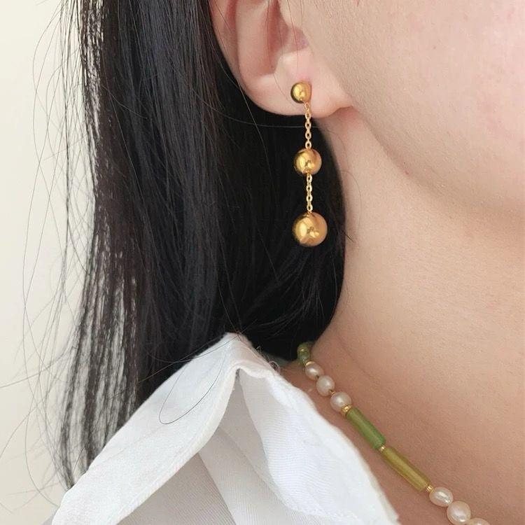 Brixton Ball Hanging Earrings