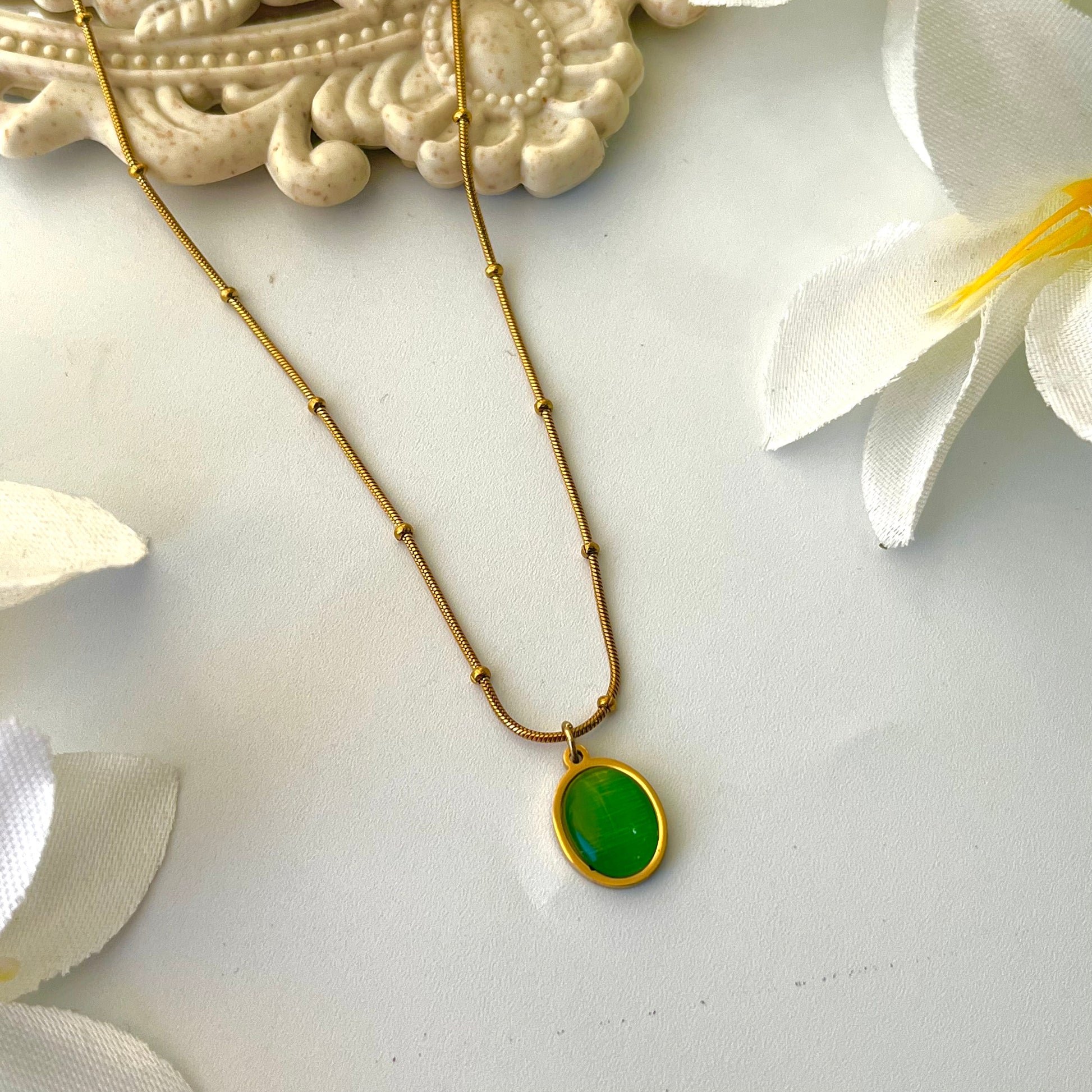 Lioni Colourfull Gold Necklaces
