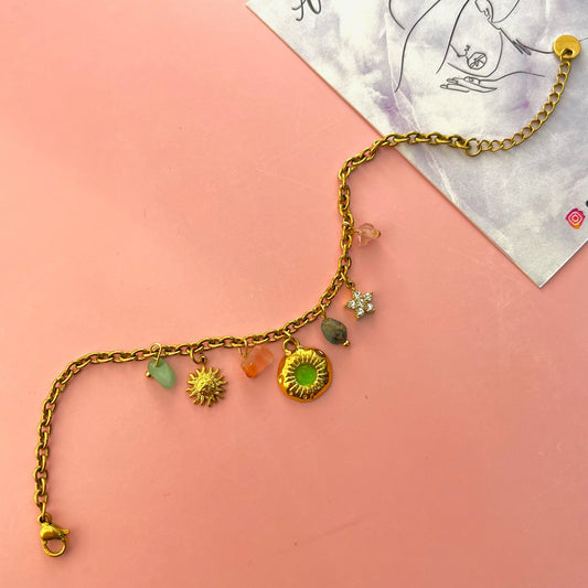 Sophie Sun Flower Charms Bracelet