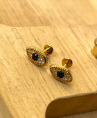 Tupi Evil Eye Mini Studs