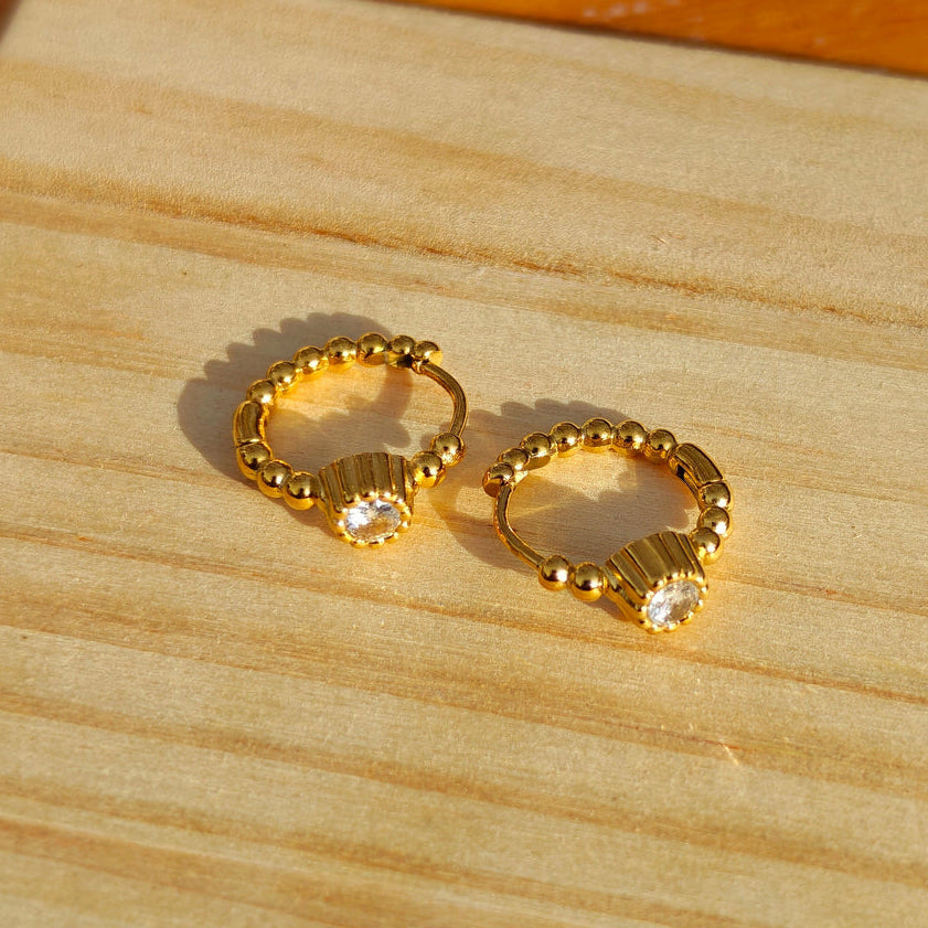 Besi Mini Diamond Hoops