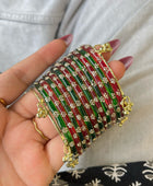 Sawariya Colourfull Kashmiri Bangles Set