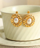 Maxie Pearl Statement Earrings
