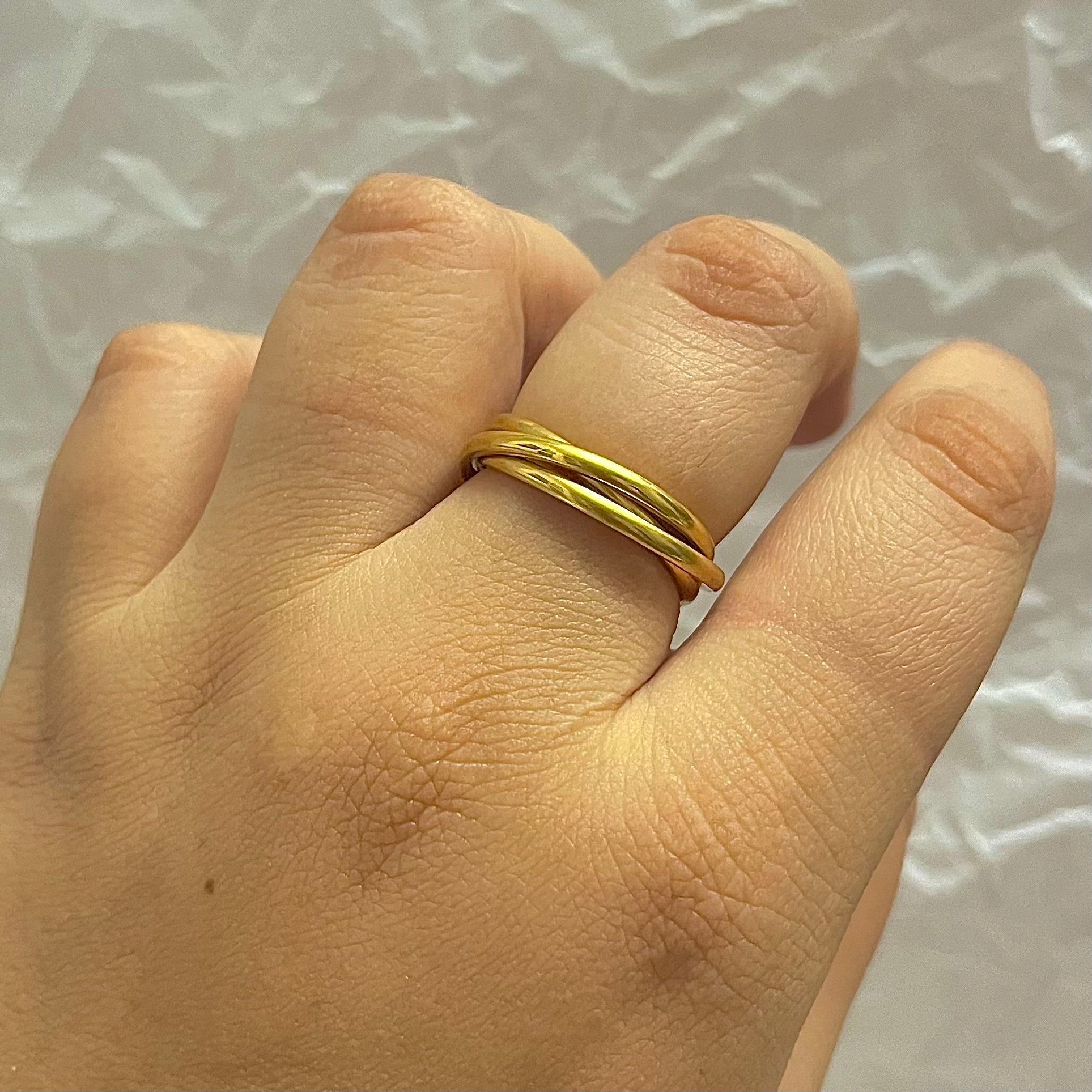 Turi Layered Gold Ring