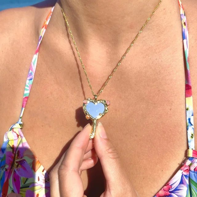 Barbie Mirror Aesthetic Necklace
