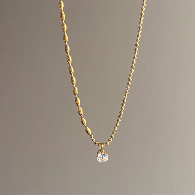 Alizeh Prom Gold Necklace
