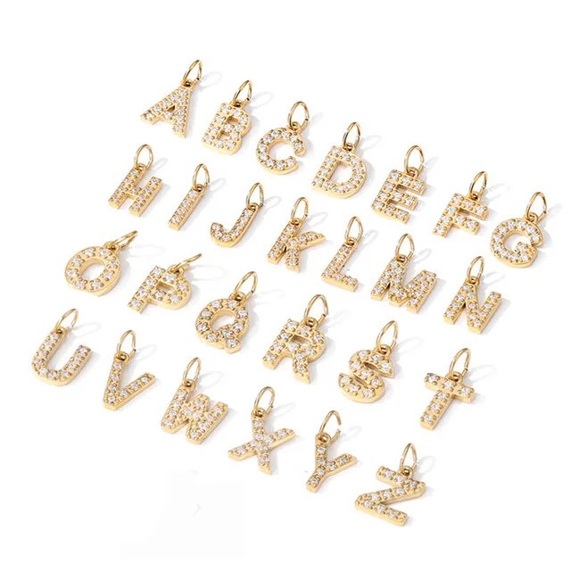 Initial Diamond Charms