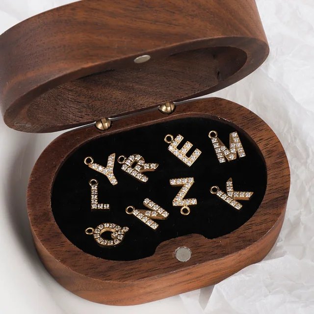 Initial Diamond Charms