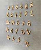 Initial Diamond Charms
