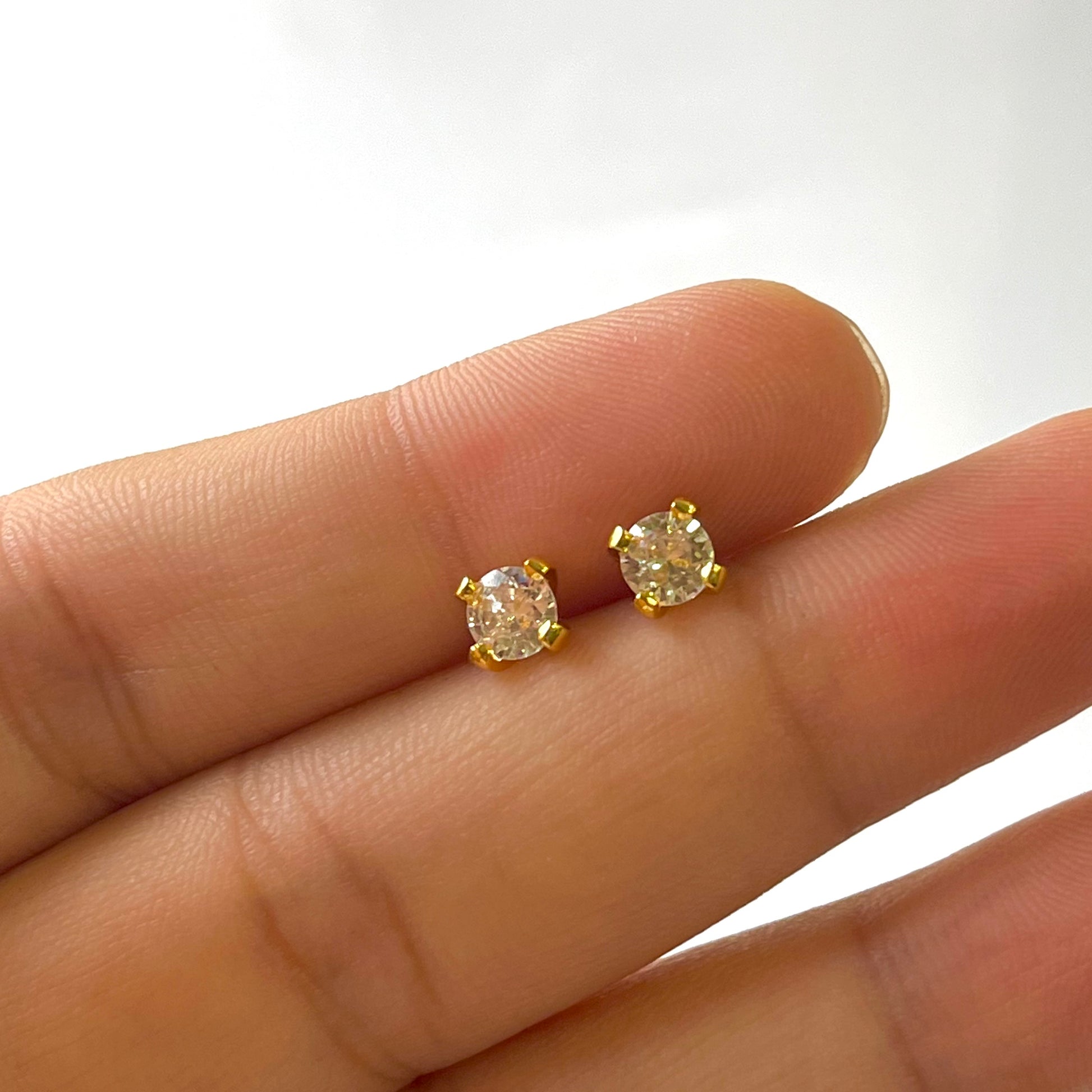 Mini Round Ball Back Studs