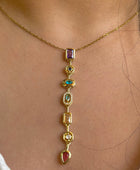 Yelim Y Shape Coloured Neckkace