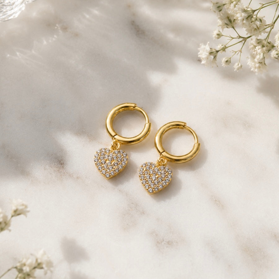Serra Heart Gold Huggies
