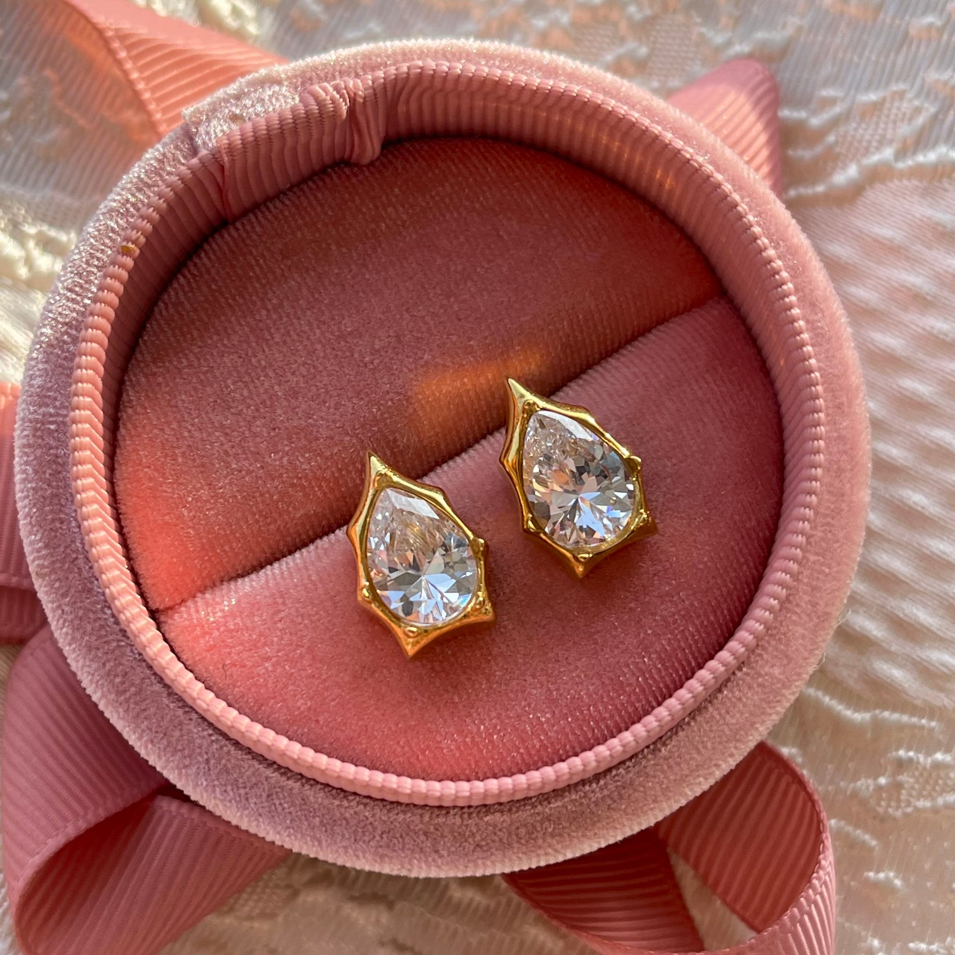 Helixa Drop Diamond Studs