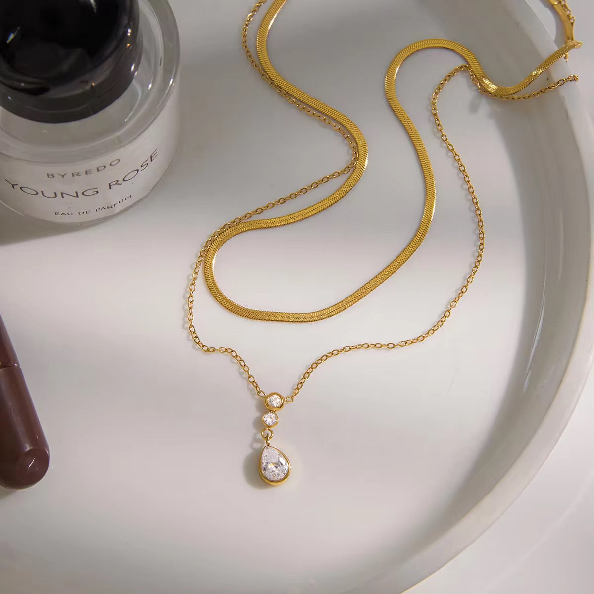 Belle Layered Diamond Necklace