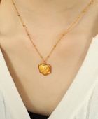 Hug Your Soul Gold Heart Necklace
