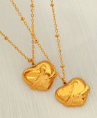 Hug Your Soul Gold Heart Necklace