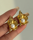 Effie Pearl Asymmetric Earrings
