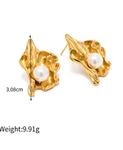 Effie Pearl Asymmetric Earrings