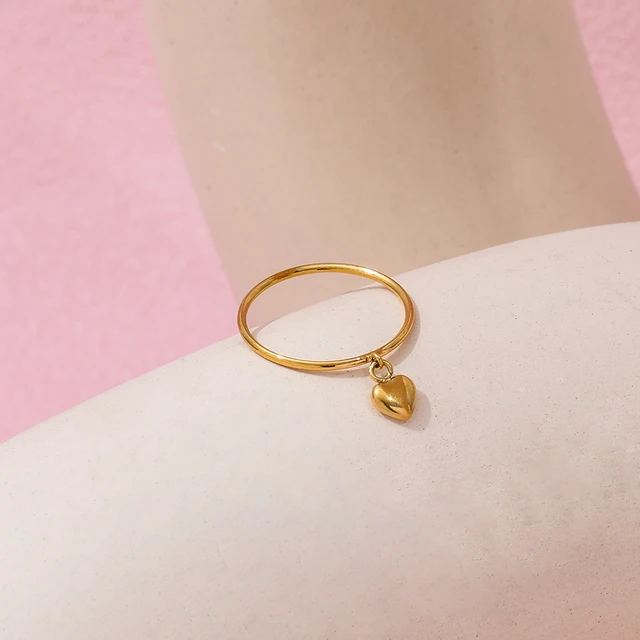 Lilibet Heart Hanging Cute Ring