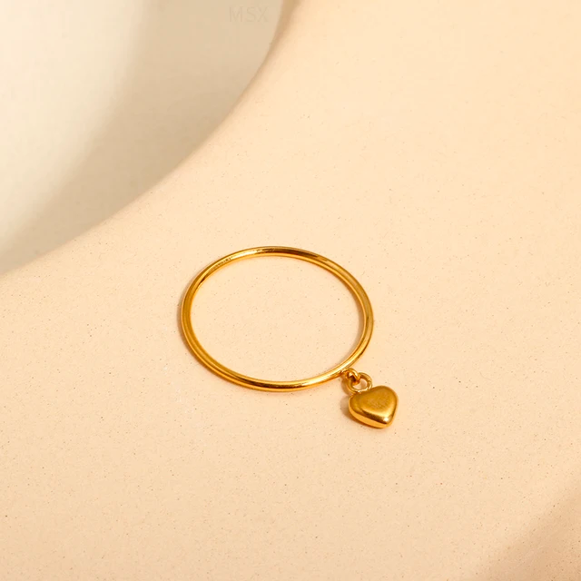 Lilibet Heart Hanging Cute Ring