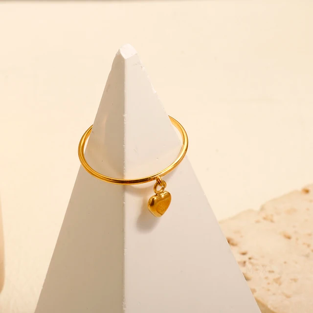 Lilibet Heart Hanging Cute Ring