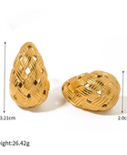 Checkerd Bottega Earrings