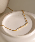 Seismic Wavy Delicate Necklace