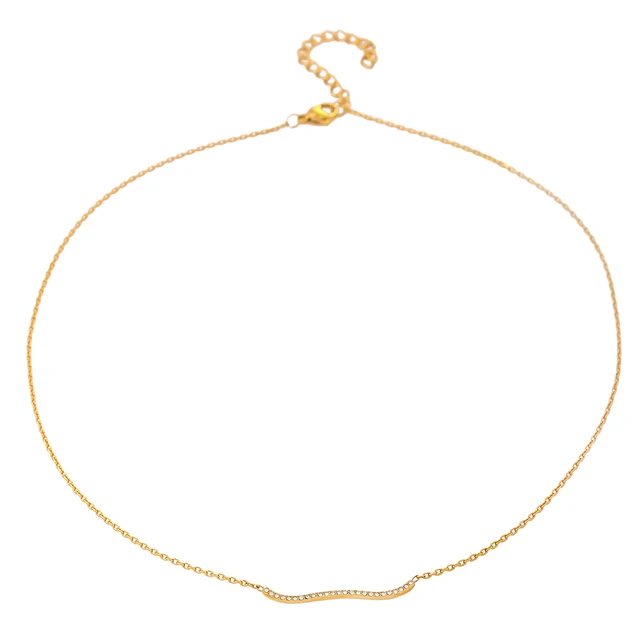 Seismic Wavy Delicate Necklace