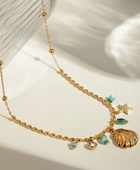 Santorini Mermaid Shell Necklace