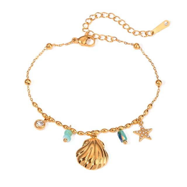 Santorini Mermaid Shell Bracelet