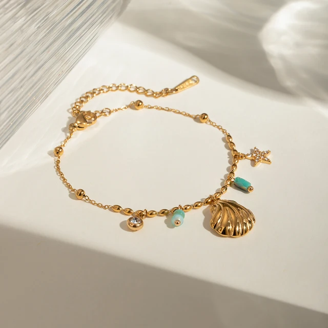 Santorini Mermaid Shell Bracelet