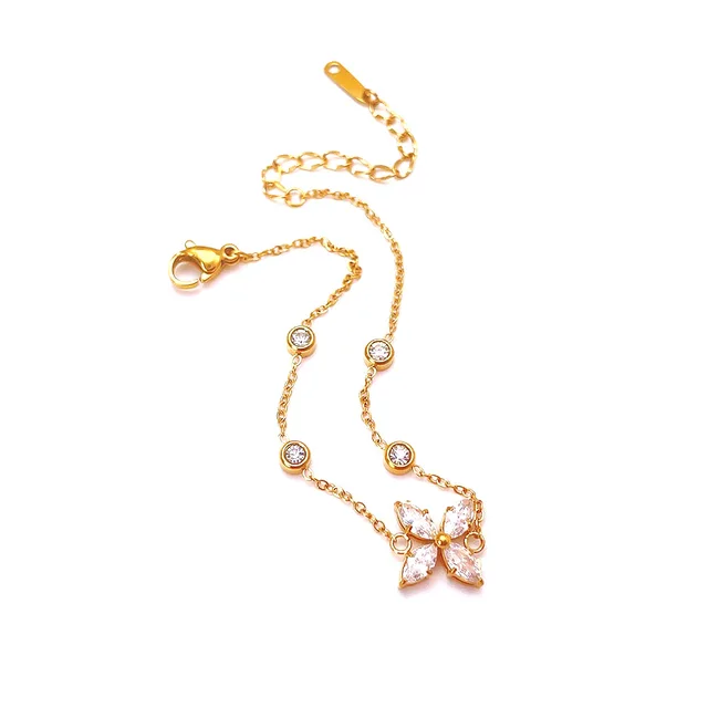 Varese Flower Dainty Diamond Bracelet