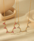 Cowri Triangle Diamond Necklaces✨