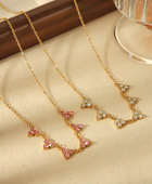 Cowri Triangle Diamond Necklaces✨