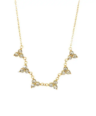 Cowri Triangle Diamond Necklaces✨