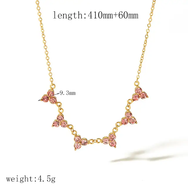 Cowri Triangle Diamond Necklaces✨