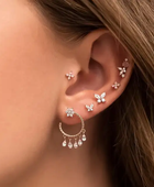 Pretty Pink Piercing Earrings Set