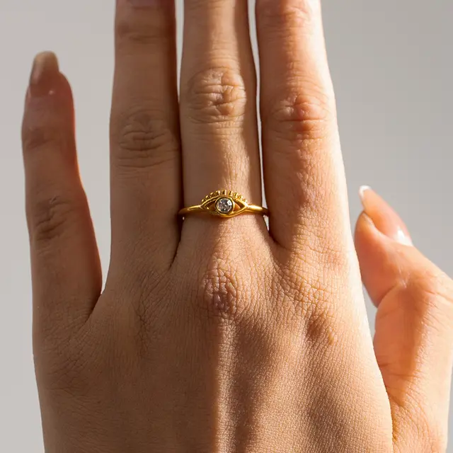 Gaze Evlieye Minimal Ring