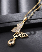 Cello Hanging Butterfly Necklace