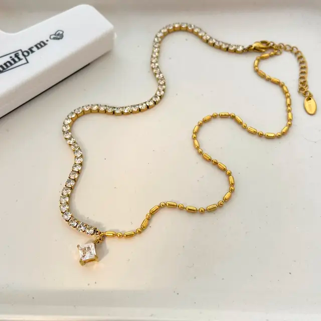 Sparkling Star Diamond Necklace