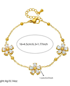 Bella Flower Minimal Bracelet