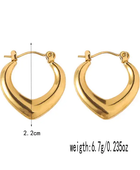 Chria Casual Gold Hoops✨