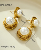 Bvelgin Pearl Gold Earrings