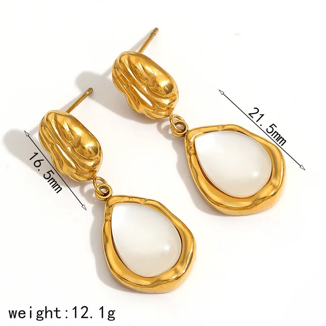 Farja Pearl Statement Earrings