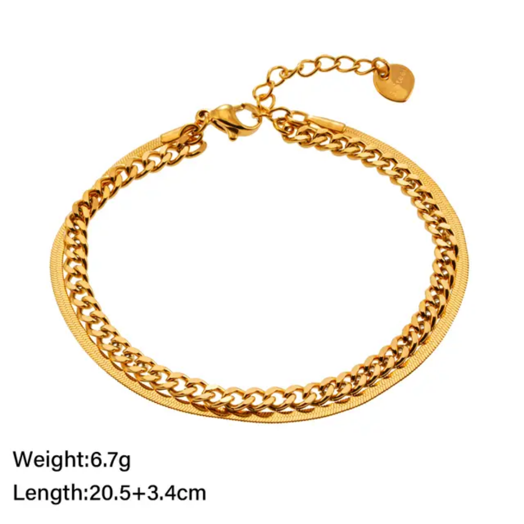 Rava Double Layered Bracelet
